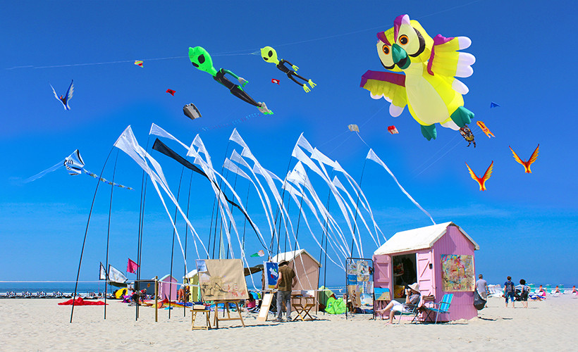 Berck-sur-Mer : Concours International des cerfs-volants.